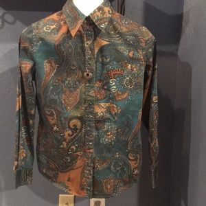 Jones New York Signature Paisley shirt